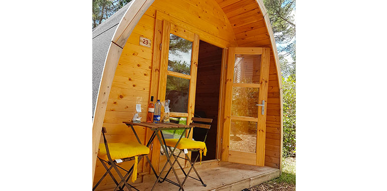 mobil-home en bois à Marseille