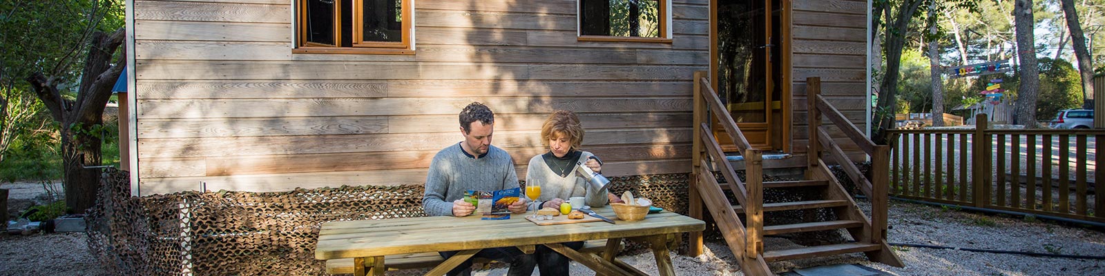 camping avec des hebergements neufs en région paca