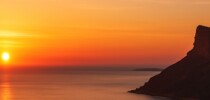 Coucher de soleil en Provence